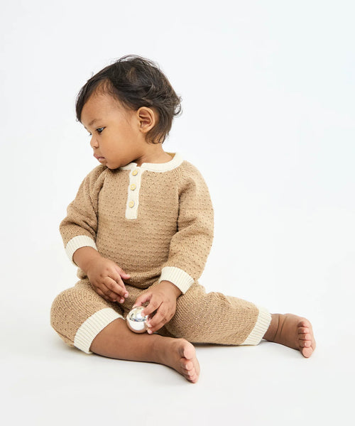 Oso & Me Archie Jumpsuit ~ Camel