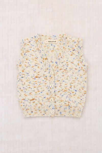 Misha & Puff Auggie Popcorn Vest~ Seashore Confetti
