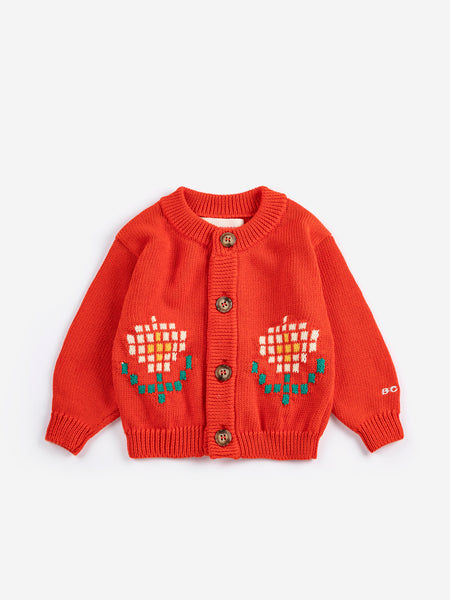 Bobo Choses Pixel Daisy Cardigan