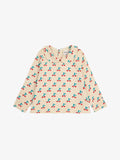 Bobo Choses Cherry All Over Collar Tshirt