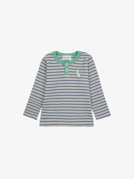 Bobo Choses Striped Waffle Tshirt