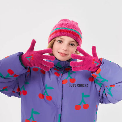 Bobo Choses BC Beanie in Hot Pink