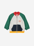 Bobo Choses Tic Tac Toe Color Block Zipped Sweatshirt