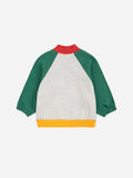 Bobo Choses Tic Tac Toe Color Block Zipped Sweatshirt