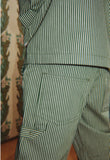 Konges Luc Pants ~ Milk Verte Stripe
