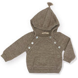 Tane Organics Hoodie with Pocket in Baby Alpaca ~ Chestnut