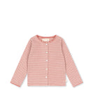 Konges Roli Stripe Cardigan ~ Rose Cream Stripe