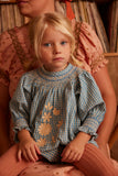 Apolina Cece Smock Romper ~ Marine
