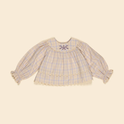 Apolina Baby Lola Blouse - Camp Check