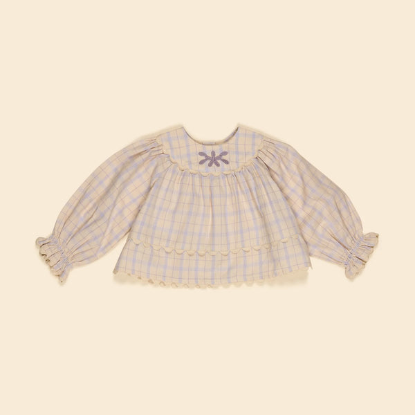 Apolina Baby Lola Blouse - Camp Check