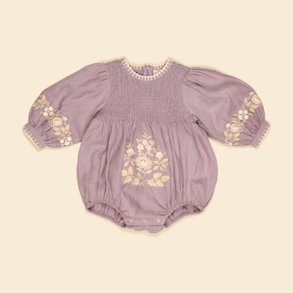Apolina Baby Noemie Romper - Dusky Lavender