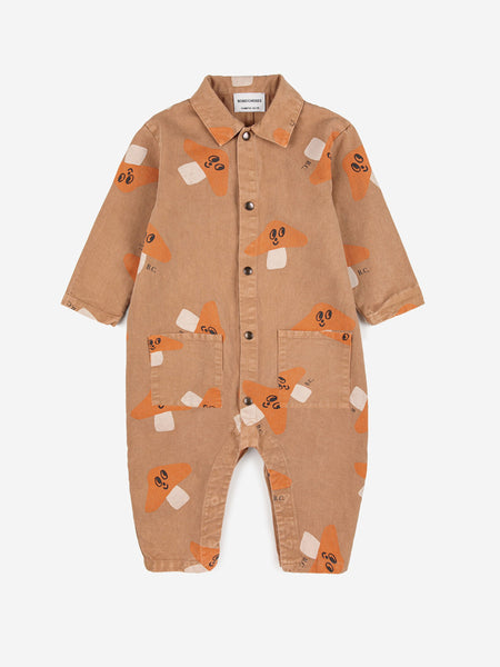 Bobo Choses Mr. Mushroom All Over Woven Overall