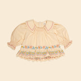 Apolina Bettina Blouse ~ Cashew