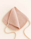 Hvid Bonnet Newborn ~ Apricot