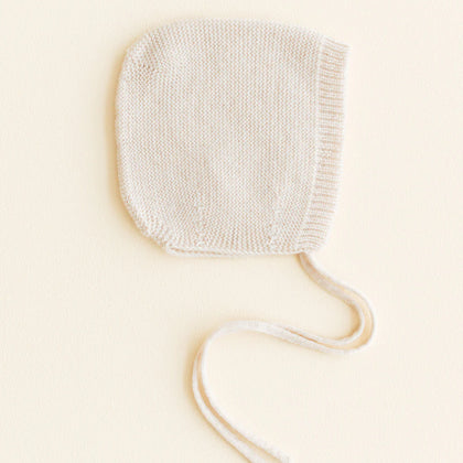 Hvid Bonnet Newborn ~ Cream