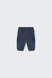 Cozmo Dobby Denim Baby Pants ~ Denim