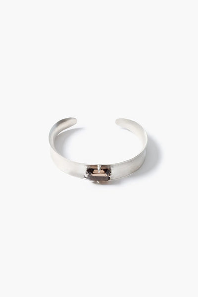 Chan Luu Curve Cuff Bracelet ~ Smokey Quartz