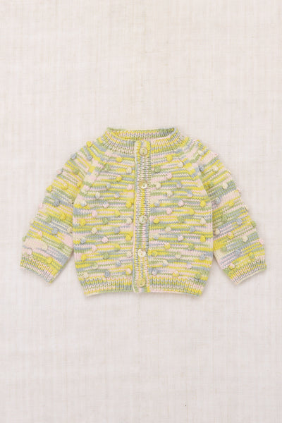 Misha & Puff Baby Popcorn Cardigan ~ Bubble Space Dye