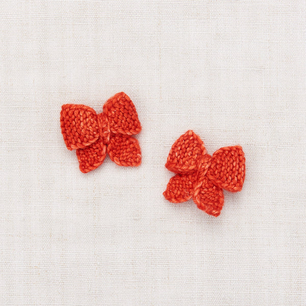 Misha & Puff Baby Puff Bow Set ~ Red Flame