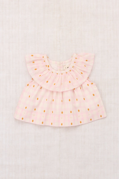 Misha & Puff Baby Tallulah Top ~ Azalea Blossom Plaid