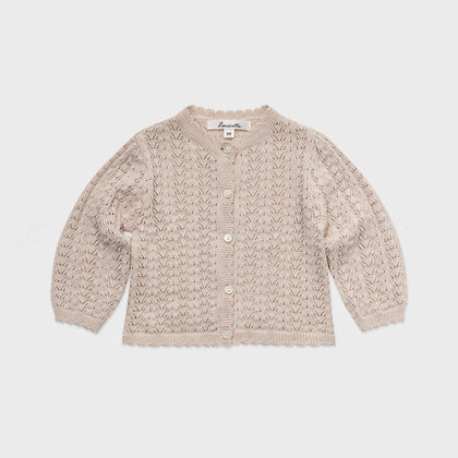 Louisiella Baby Lavera Knit Cardigan ~ Pink
