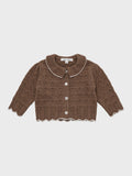 Louisiella Baby Bretta Knit Cardigan ~ Brown