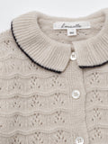 Louisiella Baby Bretta Knit Cardigan ~ Light Beige