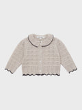 Louisiella Baby Bretta Knit Cardigan ~ Light Beige