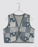 Little Cottons Bay Waistcoat - Patchwork Print