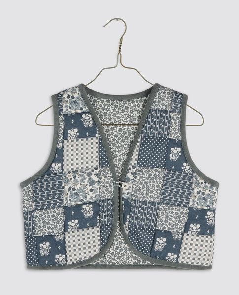 Little Cottons Bay Waistcoat - Patchwork Print