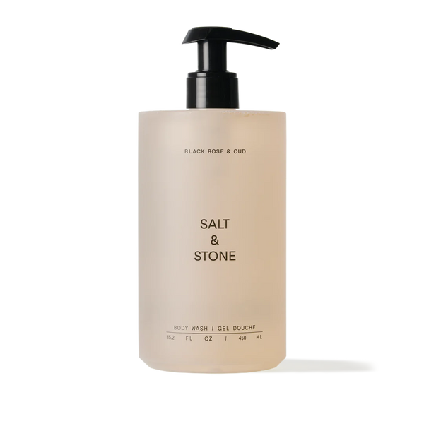 Salt & Stone Body Wash ~ Black Rose & Oud