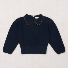 Misha & Puff Bow Joanne Sweater ~ Ink | Wee Mondine