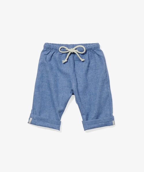 Oso & Me Bowie baby pants - Blue Flannel