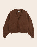 Emile et Ida Women Soft Cardigan ~ Chestnut
