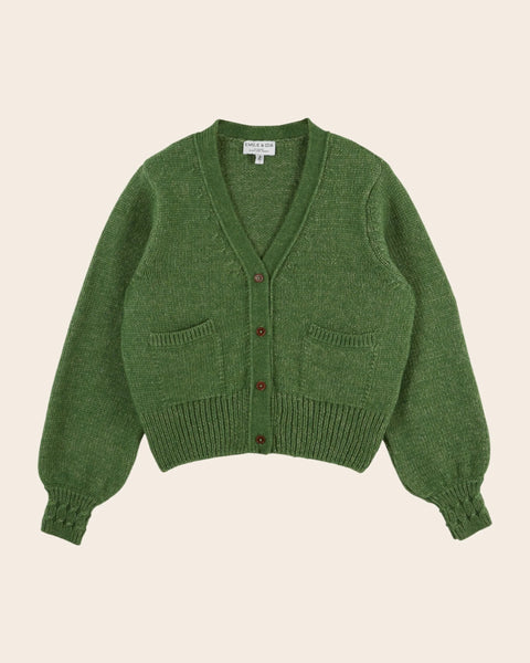 Emile et Ida Women Soft Cardigan ~ Olive