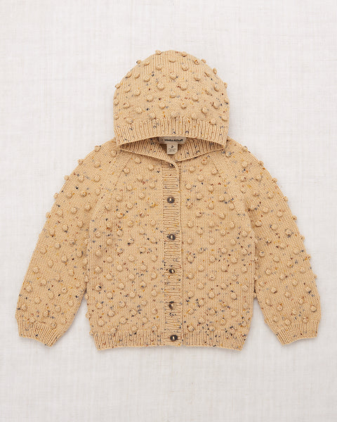 Misha & Puff Popcorn Cardigan ~ Camel Confetti