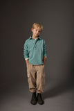 Cozmo Soft Brushed Fleece Collar Sweatshirt ~ Arctic Blue