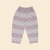 Apolina Cara Curve Jersey Trouser - Icelandic Poppy Jacquard
