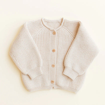 Hvid Cardigan Inga ~ Cream