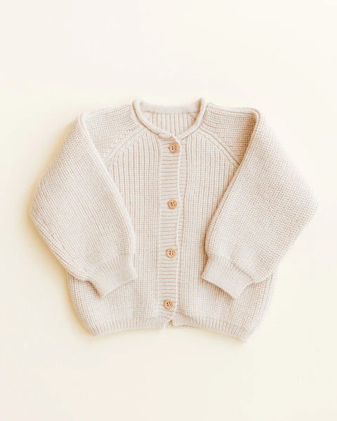 Hvid Cardigan Inga ~ Cream