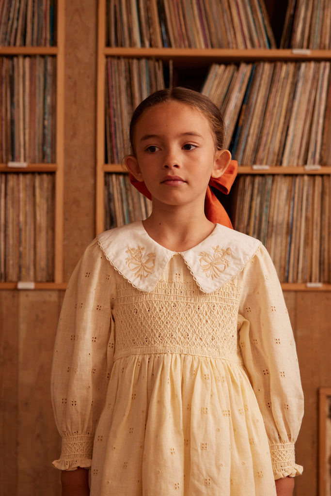 Apolina Carey Dress ~ Broderie Anglaisess | Wee Mondine Apolina Carey Dress ~ Broderie Anglaisess | Wee Mondine