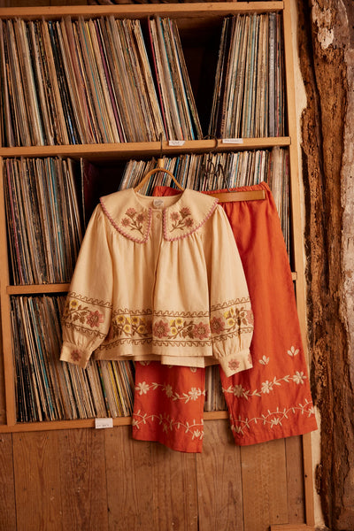 Apolina Carlotta Blouse ~ Cashew
