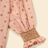 Apolina Cece Smock Dress ~ Meadow Calico Ribbon