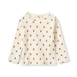 Floss Gingerbread Dot Pajama Set