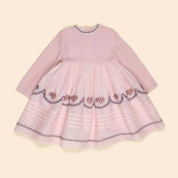 Apolina Cindy Structured Organdie Dress - Harebell