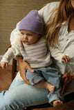 Hvid Vest Harvey Baby ~ Cream/Lilac