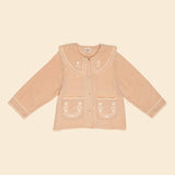 Apolina Clara Silk Blouse ~ Dried Rose