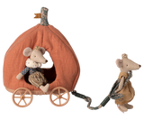 Maileg Pumpkin Carriage ~ Mouse