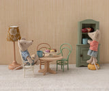 Maileg Oval Dining Table ~ Mouse