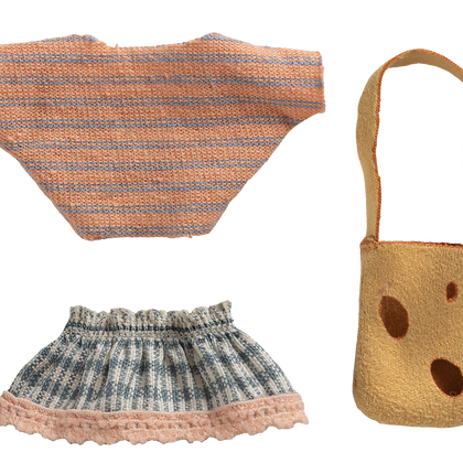 Maileg Clothes and Bag, Little Sister Mouse